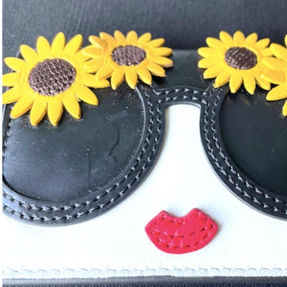 Alice + Olivia | Leather Printed Compact Wallet - Picture 8 of 13